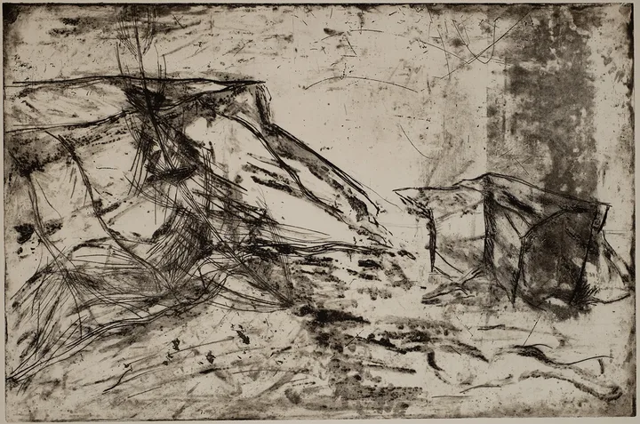 Pénestin with small rock — impression 2