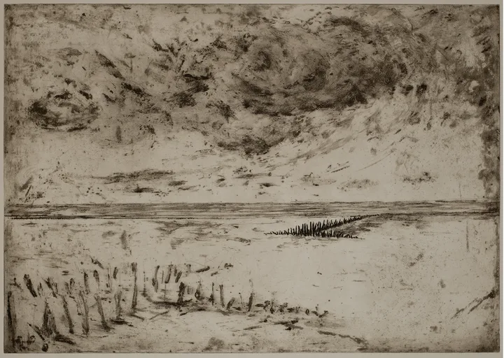 Wad posts, clay, large — impression 3