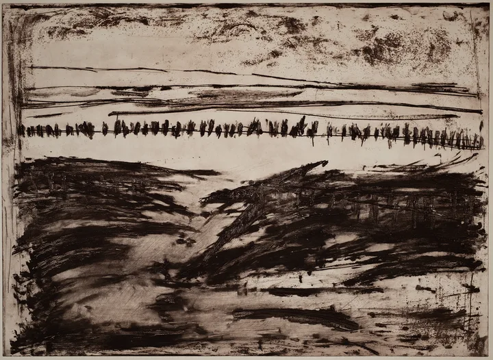 Water passage, posts — impression 2