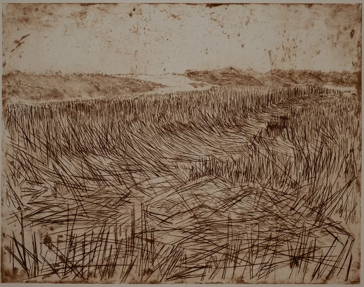 Dike with grain — impression 2