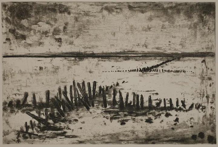 Decayed posts in perspective — impression 2
