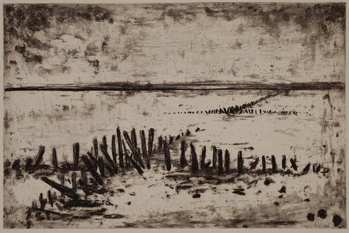 Decayed posts in perspective — impression 3