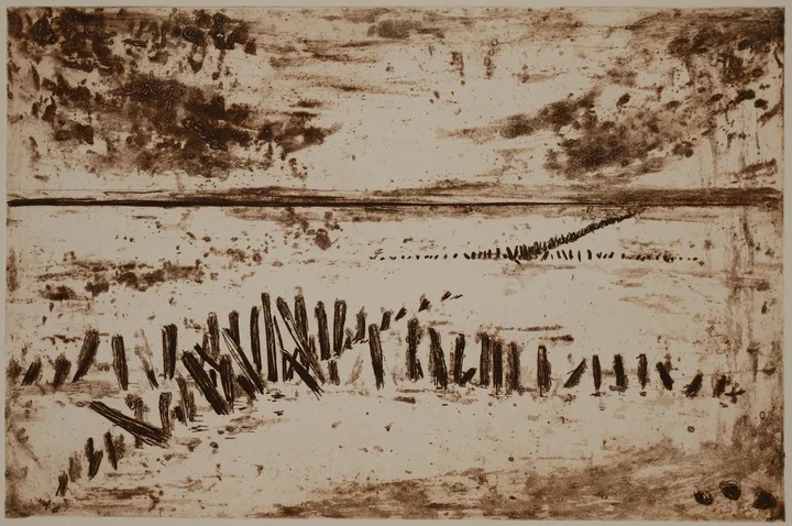 Decayed posts in perspective — impression 6