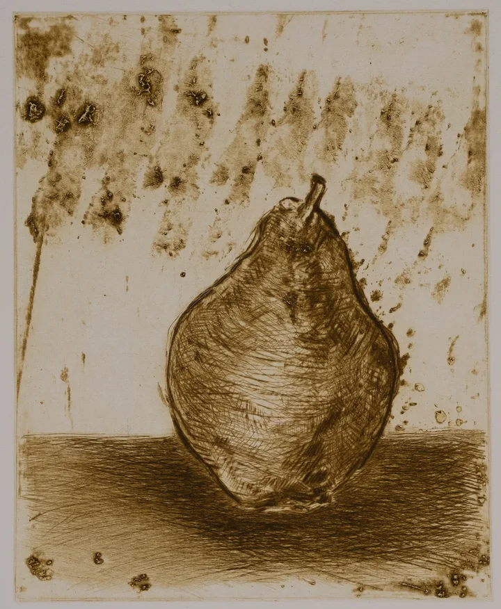 Pear, solo — impression 2