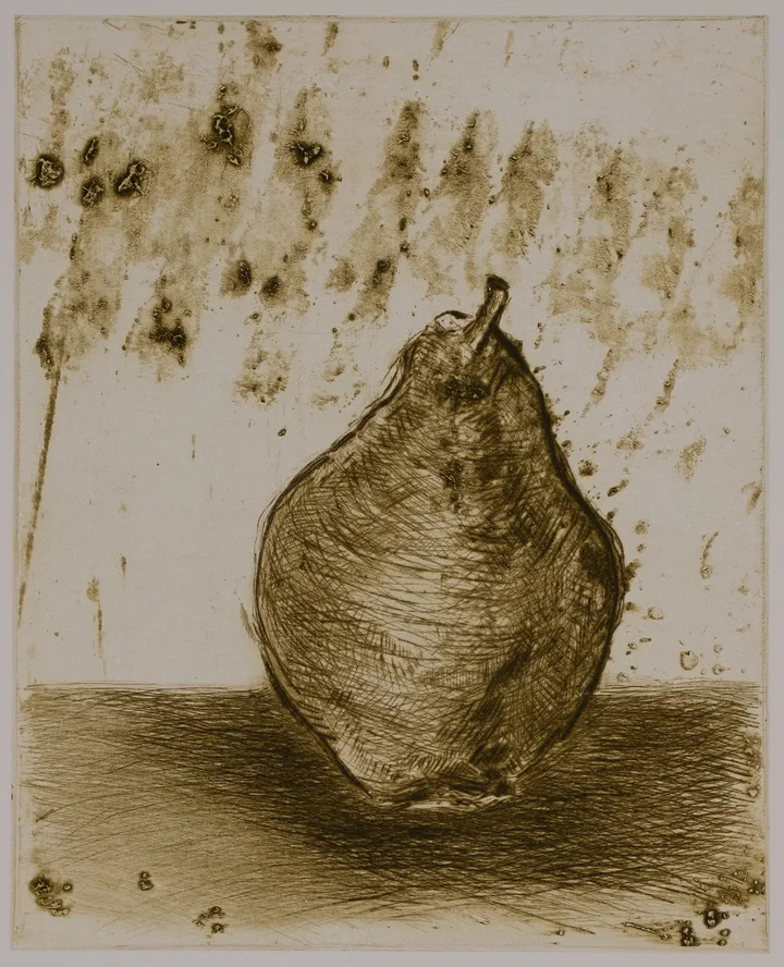 Pear, solo — impression 3