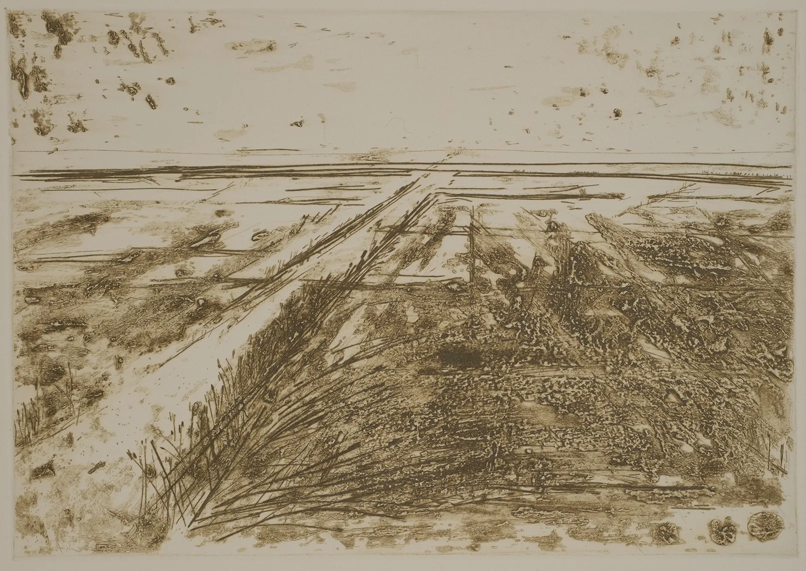 Salt marsh with path to the left, DC.84.10