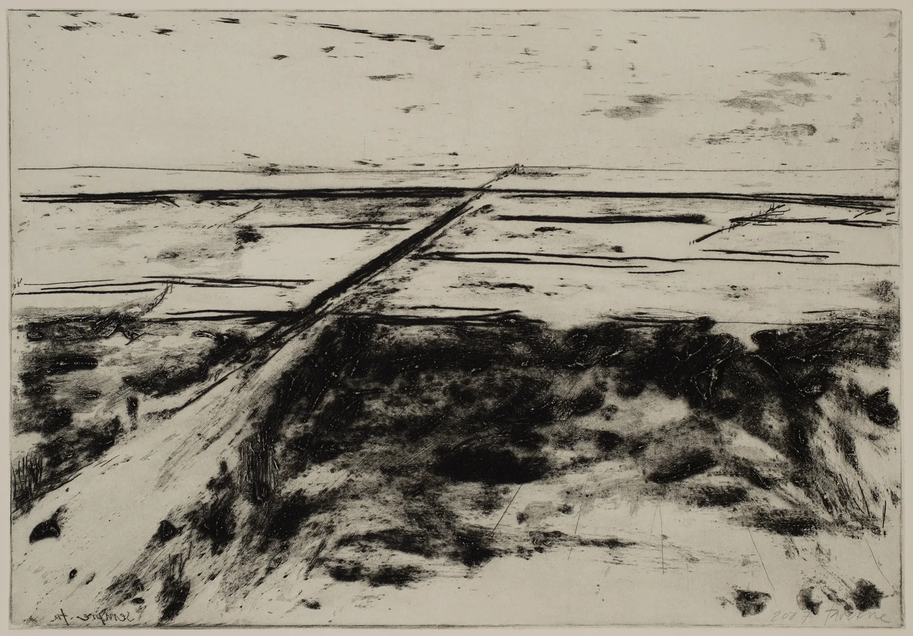 Salt marsh with path to the left, DC.84.17