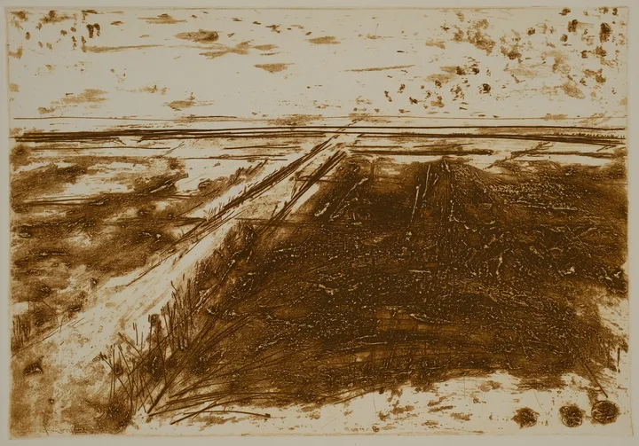 Salt marsh with path to the left — impression 4
