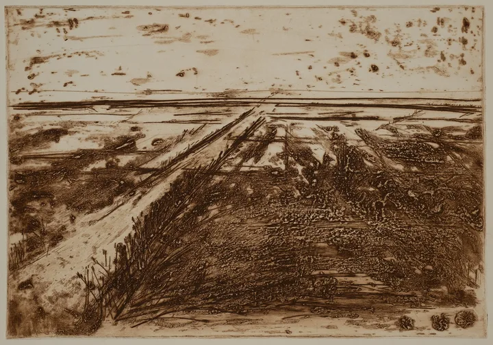 Salt marsh with path to the left — impression 8